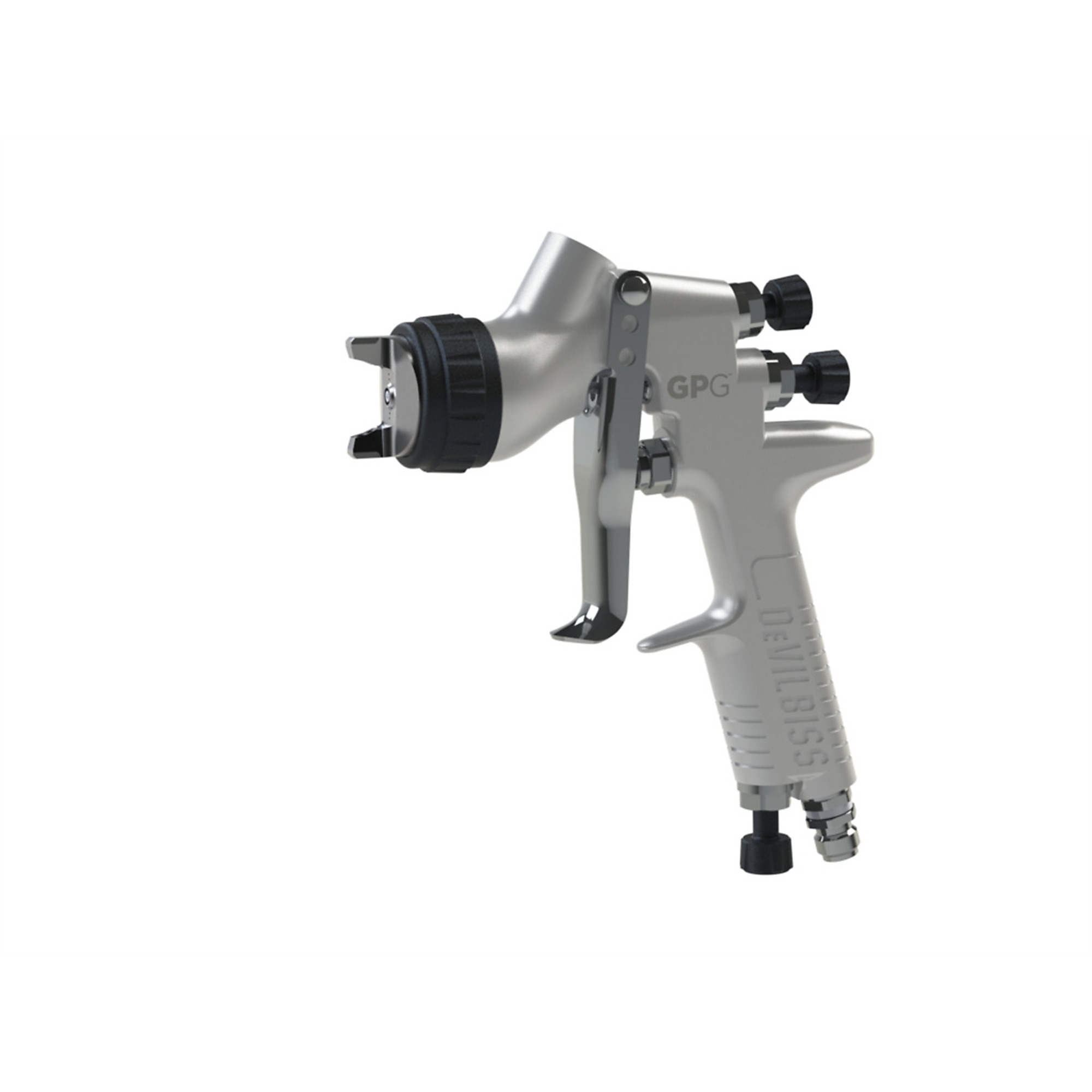 DeVilbiss GPG Gravity HVLP Gun Kit — Multi-Purpose, 1.3mm/1.4mm/1.5mm Nozzles, Model# DEV905016